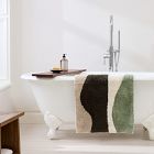 Modern Waves Bath Mat