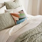 Crewel Banana Leaves Pillow Cover