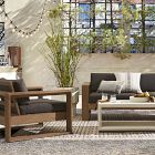 Dashed Stripe Outdoor Performance Rug