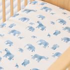 Elephant Crib Fitted Sheet