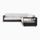 Telluride Aluminum Outdoor 4-Piece L-Shaped Sectional (148")