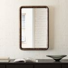 Geo Burled Wood Wall Mirror - Rectangle