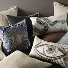 Embroidered Eye Pillow Cover