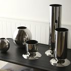 Polished Metal Vases