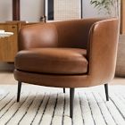 Viv Leather Slipper Chair