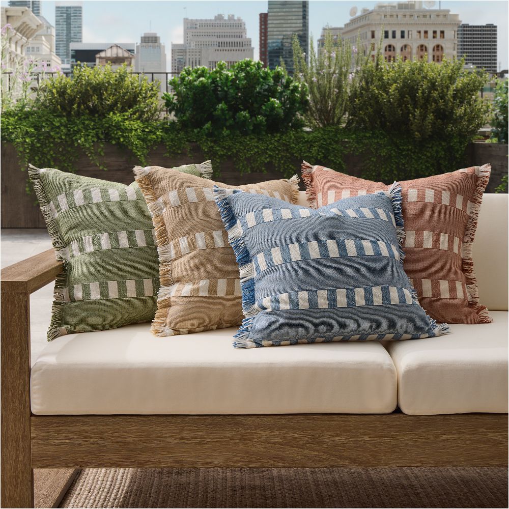 West Elm Outdoor Pillows