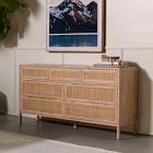 Yvette Woven 7-Drawer Dresser (58")