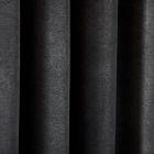 Cotton Velvet Curtain - Slate