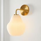 Sculptural Ribbed Sconce