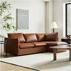 Whitman Leather 2-Piece Chaise Sectional (96")