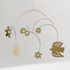 Brass Flora &amp; Fauna Mobile