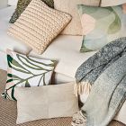 Crewel Palm Pillow Cover