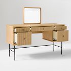 Elora Vanity Storage Desk (55")