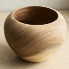 Carved Wood Centerpiece Bowls