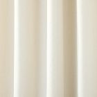 Cotton Velvet Curtain - Alabaster