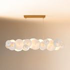 Amara Ceramic Linear Chandelier (50")