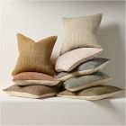 Two Tone Chunky Linen Pillow Cover
