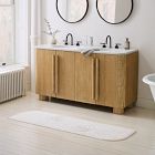 Shaped Swirl Bath Runner