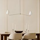 Simone Linear 2-Light Chandelier (48")