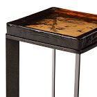 Zelaina Cast Glass Side Table (12.5")