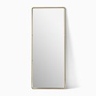 Floating Frame Metal Floor Mirror