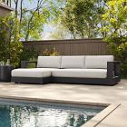 Telluride Aluminum Outdoor 2-Piece Chaise Sectional (113")