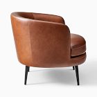 Viv Leather Slipper Chair