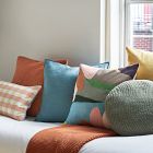 Crewel Banana Leaves Pillow Cover