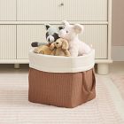 Foldover Quilted Storage Bin