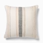 Outdoor Natural Split Stripe Pillow