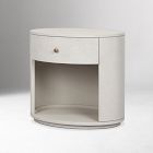 Sarafina Oval Open Shelf Nightstand (26")