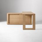 Cutler Oak L-Shaped Storage Desk (68")