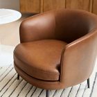 Viv Leather Slipper Chair