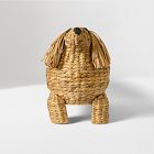 Woven Dachshund Book Caddy