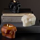 Spooky Skull Filled Glass Candles