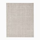 Chip & Dent: Glimmer Handwoven Wool Rug, 5x8, Pearl Gray