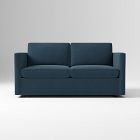 Harris 66in Sofa, Performance Velvet Petrol