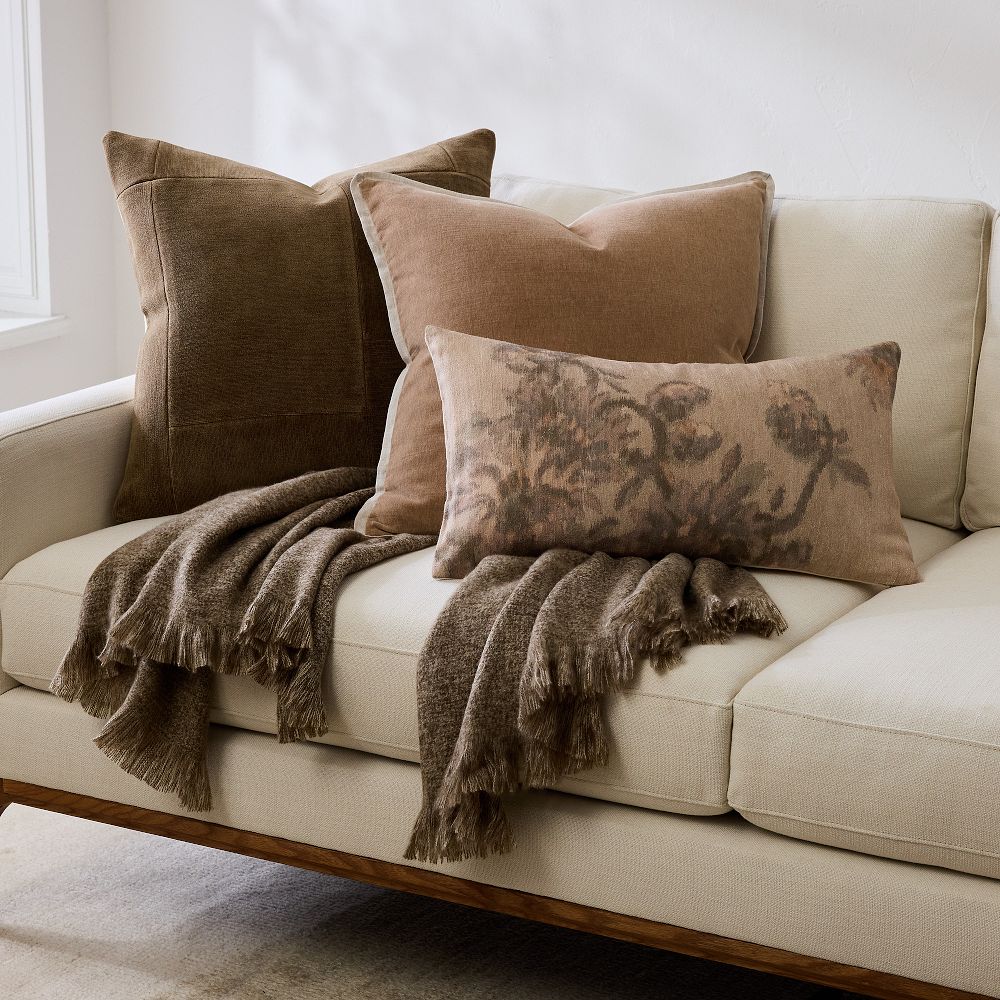 Deco Velvet Pillow Cover & Throw Set