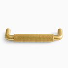 Knurled Drawer Hardware - Antique Brass