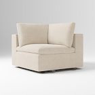 Open Box: Build Your Own - Harmony Modular Petite Sectional, Corner - Performance Distressed Velvet Sand