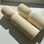 Aaram Lux Striped Column Candle