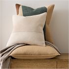 Mosaic Linen Pillow Cover &amp; Throw Set
