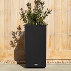 Veradek Block Series Indoor/Outdoor Plastic Pedestal Planters