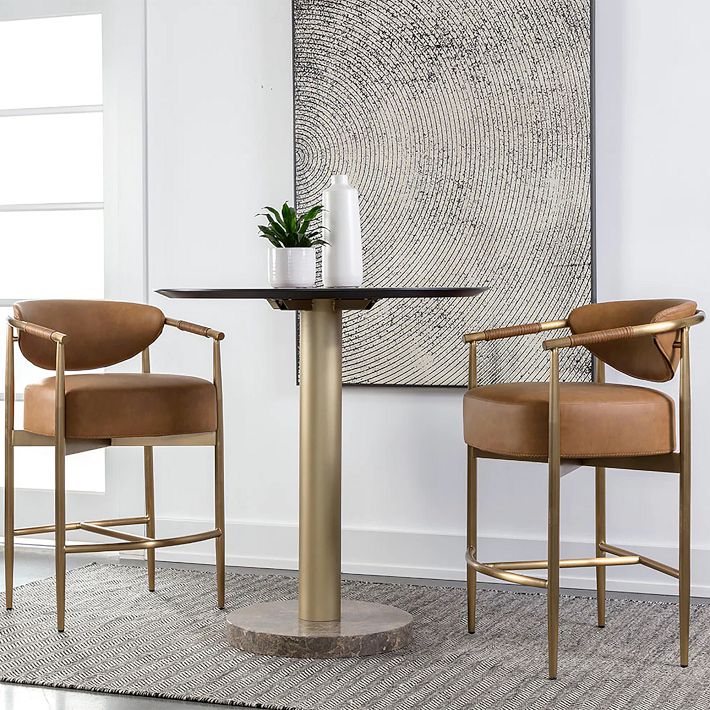 Ximena Vegan Leather Bar & Counter Stools | West Elm