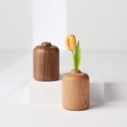Melanie Abrantes Hardwood Vase - Short