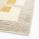 Framed Blocks Shag Wool Rug