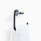 Mid-Century Bathroom Hardware - Matte Black