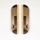 Candice Luter Refract Raffia Racetrack Wall Mirror Set