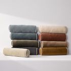 Classic Cotton Velvet Bolster Pillow