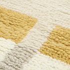 Framed Blocks Shag Wool Rug